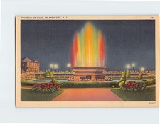 Postcard Fountain of Light Atlantic City New Jersey USA North America picture