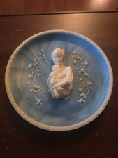 First Born by Frances Taylor Williams for Avondale #6043 Marble Plate Blue 1979 picture