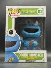 Funko Pop Sesame Street Cookie Monster #02 Near Mint Box W/ Protector picture