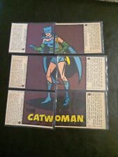  Topps Batman Deluxe 1966 Original Catwoman Puzzle 6-Card Lot Rare First Issue  picture