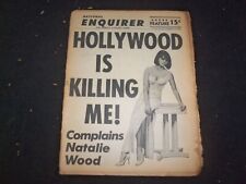 1965 SEP 19 NATIONAL ENQUIRER NEWSPAPER -NATALIE WOOD: HOLLYWOOD KILLS - NP 7394 picture