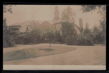 RPPC Postcard Unidentified Mansion or University Campus Building c1910 picture