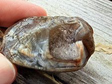 Lake Superior Agate 1.47 oz Multi Pocket Fortification Banded Natural LSA picture