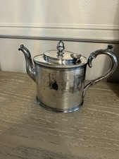 Antique Pewter teapot: c 1836 picture