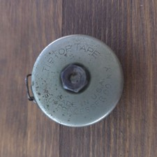 Vintage Keuffel & Esser Metal Tip-Top Retractable Tape Measure 36 Inch USA picture