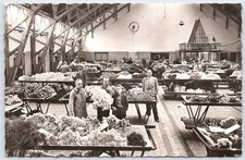 Vintage Aalsmeer Bloemenlust Auction Hall Cutflowers Postcard picture