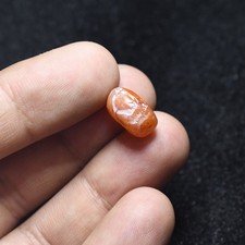 Authentic Rare Ancient Near Eastern Etched Carnelian Dzi Bead in good Condition picture