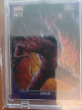 2026 Topps Chrome Marvel #FF-08 Carnage FANFARE Purple 39/75 picture