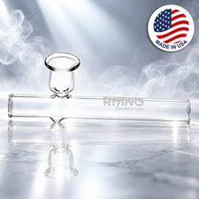 Phoenix Rising Mini Steamroller Pipe | Clear | 4
