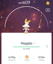 Pokemon Go Shiny Dyna Hopplo / Scorbunny picture