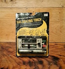Vtg Archer Miniature Gas Brazing Torch & Butane Cylinders NOS Radio Shack picture