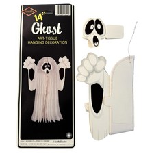 Beistle Art-Tissue Ghost Hanging Decoration 14