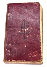 Antique 1917 French Catholic Pocket Prayer Book Petit Manuel Paroissial Mame picture