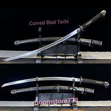 High quality Spring Steel curved Blad Tachi Japanese Katana Sword Sharp picture