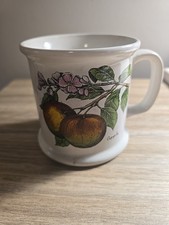 Lauffer Vintage Mug Apple Cider Orchard Stoneware Japan picture
