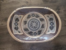 Vintage Mexican Wooden Bayea Tray picture