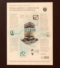 2012 IBM Cloud Computing Advertisement Scalable Resources Technology Print AD picture