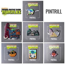 ⚡RARE⚡ PINTRILL x TEENAGE MUTANT NINJA TURTLES Set Of 7 TMNT Pins *BRAND NEW* 🐢 picture