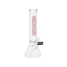 ROOR Little Sista 3.2mm Red/White 14.5mm Beaker Bong Pipe Bubbler Rig LOOK picture