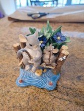 Vintage 2001 Charming Tails “Your The Best-Hook Line & Sinker” Figurine-MINT picture