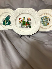  Set 3 Vintage Lord Nelson Souvenir Plates Scotland, Newfoundland, Cape Breton  picture