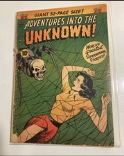 Adventures into the Unknown #33 PR 1952 CLASSIC SPIDER COVER picture