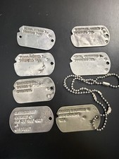 Lot Of Misc WW2 Korean War Dog Tags Lot picture