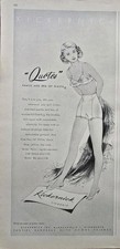 1948 Women's Kickernick Quotes Pantie And Bra Elastaq vintage fashion Art Ad  picture
