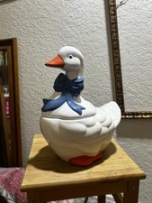 VTG 1990s Goose Duck Cookie Jar picture