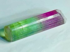 Beautiful Bi-Color Tourmaline Crystal Natural Raw Rough Specimen Matrix Gemy picture