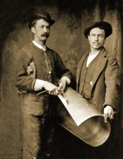 1880's Tinsmiths Old Photo 8.5