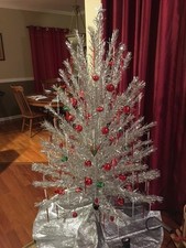Evergleam 6 ft Aluminum Christmas Tree - Vintage 1966 picture
