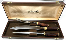 George Butler & Co Sheffield England Vintage Carving Set in Case picture