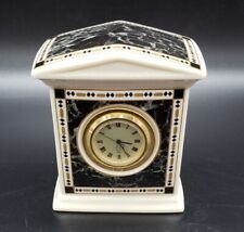 Lenox Forum Marble Desk Clock Ivory Black (J) picture