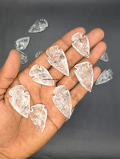Natural Clear Quartz Crystal Arrowhead 1–1.18 Inch Handmade Stone Point Bulk Lot picture
