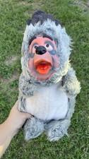 Vintage 1970’s Disney Big Al Rubber Face Country Bear Jamboree Plush Stuffed 17” picture