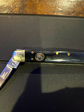 Steel Warrior Pocketknife Black widow SS 2-Blade. Main blade is a Lock-back picture