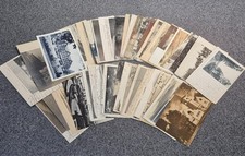 43 Vintage Black & White Sepia Postcards Buildings Towns Scenic Mixed Lot PC19 picture