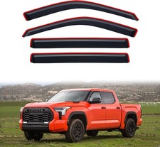 in-Channel Rain Guards for 2022-2026 Toyota Tundra CREWMAX ONLY, Window Visor... picture