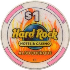 $1 Hard Rock Casino Chip - Albuquerque, New Mexico picture