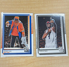Panini 2022-23 Donruss Basketball Spike Lee #200 Ludacris #122 2-Card Lot picture