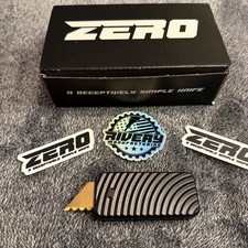 Rivery Mfg Zero Utility Knife Original Pattern Black With Gold Serrated Blade picture