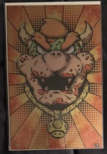 Bowser Andy Duso RARE *Metal Embossed Foil* 1/1 Comic Book picture
