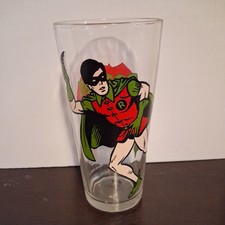 Vintage DC Comics Robin Drinking Glass 1978 Pepsi Burger King From Batman Fame picture