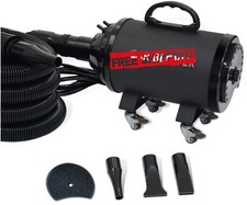 Secador Potente para Coche y Moto, Manguera Flexible de 14 Pies y Ruedas, Negro picture