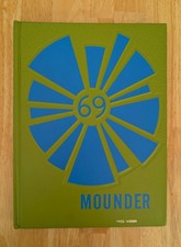 Mount Morris Mounder High School 1969 Illinois Yearbook Hardcover picture