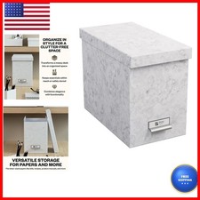 Bigso Box of Sweden Fiberboard Storage Box with Lid - 7.36 x 13.38 x 10.51 in picture