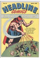 HEADLINE COMICS  18  FN/VF/7.0  -  Awesome scarce book on Prize from 1946 picture