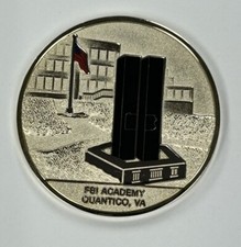 Quantico Virginia FBI Academy Challenge Coin picture
