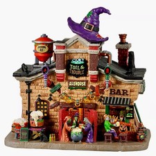 Lemax Spooky Town Toil & Trouble Alehouse #25852 Brand New Lighted Building picture